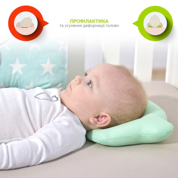 Фото - Подушка детская ортопедическая PAPAELLA Мишка 20х27х5 см (8-32377*002)
